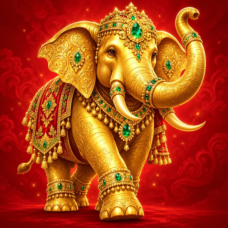 Elephant theme illustration